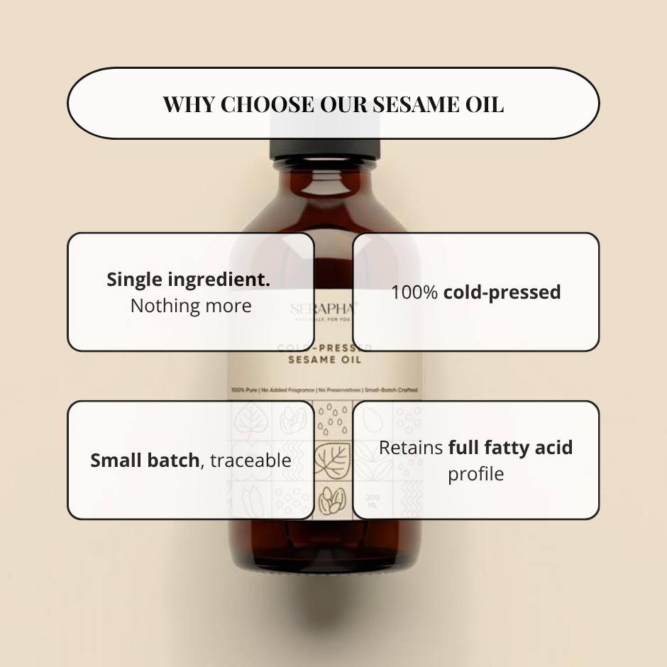 Cold Pressed Sesame Oil